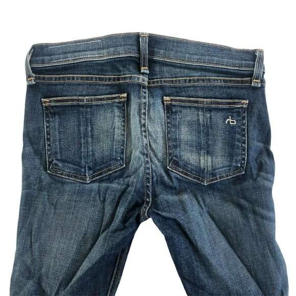 Rag and Bone "The Crop Jean" in Alderly Raw Hem Woman's Sz 25 Sold on REVOLVE - Picture 9 of 11